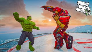 Hulk Buster vs Hulk | Epic GTA 5 Mods Showdown