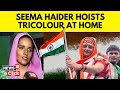 Seema Haider Latest News | Seema Haider Raises India Flag At Her Home Ahead Of Independence Day 2023