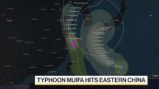 Typhoon Muifa Hits Eastern China