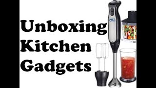 Kitchen Essential - Gadgets | ANEX AG-130 Hand Blender - Chopper - Beater | Unboxing \u0026 Review | VLOG