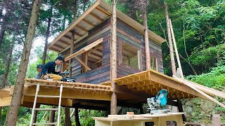 遂に屋根と窓が！大人の隠れ家「ツリーハウス」をプロと作ってみた#3