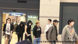 [FANCAM] 111012 shinee - Incheon airport (back from NY)