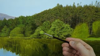 Painting Foliage | Fan Brush Technique