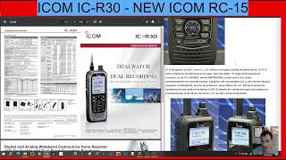 ICOM IC-R30 - NEW ICOM RC-15