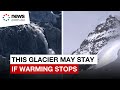 Scientists say this glacier in the Alps may survive if warming capped