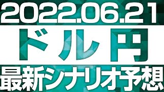 FXドル円最新シナリオ予想＆全エントリー先出し解説 ［2022/6/21］