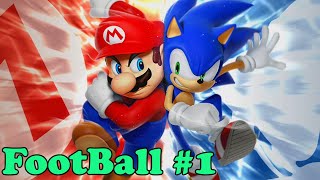 Mario & Sonic Rio 2016 Olympic Games Football #1 Mario, Waluigi, Bowser, Bowser Jr