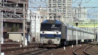 東海道本線8862列車（下松～横浜羽沢）EF210-106+東武鉄道60000系甲種輸送