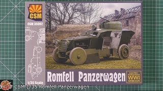 CSM 1/35 Romfell Panzerwagen Review