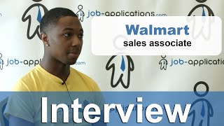 Walmart Interview - Sales Associate