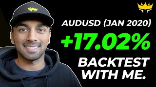 Backtest With Me. | AUDUSD (Jan 2020)