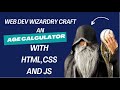 Web Dev Wizardry Craft an Age Calculator App with HTML, CSS, and JavaScript! 🧙‍♂️✨