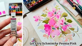 Let's try the Schmincke Peonia Pink