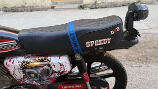 HONDA 125 PROJECT | NEW BRACKET | NEW SEAT COVER | BIKE NAME | SPEEDY