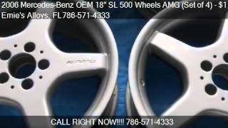 2006 Mercedes-Benz OEM 18" SL 500 Wheels AMG (Set of 4)  - f
