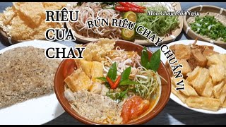 Làm RIÊU CUA CHAY TỪ NẤM - BÚN RIÊU CHAY CHUẨN VỊ| Món Chay Mỗi Ngày #1134| Vegetarian