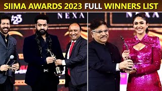 SIIMA Awards 2023 FULL Winners List | Jr NTR, Mrunal Thakur And Many More