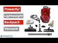 Powerful Lightweight Red GV 8 Quart Backpack Vacuum