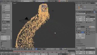 Blender Animation Tutorial Particle Systems Making Bouncing Balls & Looking at Particles In A Vortex