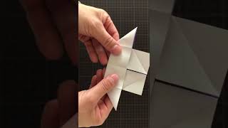 How to fold a heart with wings in origami. Recommended as a gift for Valentine's Day. #shorts