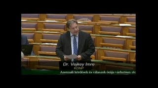 Vejkey Imre azonnali kérdés, Rétvári Bence válasz