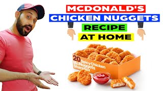 McDonald's Chicken Nuggets At Home | MCD 's secret recipe |Jassie Vlog #2