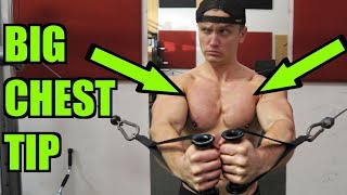 Easy tip to get a BIG CHEST | Do THIS in your CHEST WORKOUT!