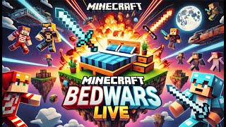 Minecraft Bedwars hindi Live !! #ytfeed #pikanetwork