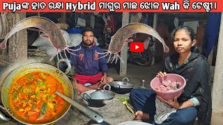 Pujaଙ୍କ ହାତ ରନ୍ଧା Hybrid ମାଗୁର ମାଛ ଝୋଳ Wah କି ଟେଷ୍ଟୀ। Dinner Eating Show ||@tribecouplevlogs