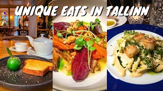Best Places To Eat In Tallinn Estonia each with a UNIQUE twist 🍽