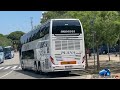 llegada los 3 beulas jewel nuevos de plana al museo del arte barcelona spottingbusestv