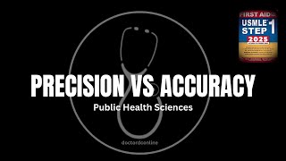 Precision vs Accuracy 🎯 | Biostatistics Made Easy for USMLE | Target Your Concepts! #usmle #psm