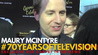 Maury McIntyre interview at Television Academy's 70th Anniversary Gala #70YearsofTelevision