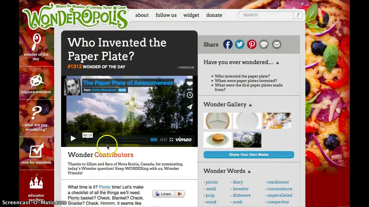 Wonderopolis Youtube Wonderopolis Youtube