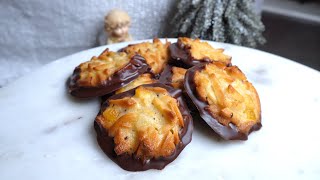 Crunchy cookies with almonds and chocolate ✨ Christmas cookies recipe