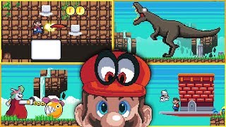 Mario 2Dyssey | Cascade Kingdom! | 2D Demake of Super Mario Odyssey