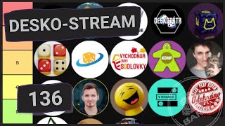 🔴 Tierlist deskoherních kanálů - Desko-Stream #136