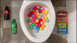 Will it Flush? - Coca Cola, Fanta, Sprite, Mini Plastic Balls, Snickers Candy, Silly String