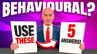 BEHAVIOURAL INTERVIEW QUESTIONS & ANSWERS!