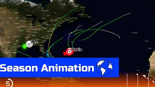 2011 Atlantic Hurricane Season Animation