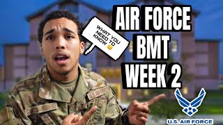 AIR FORCE BMT|WEEK 2|UNIFORMS AND MORE ! ✈️