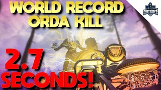 Killing Orda In 2.7 SECONDS In Outbreak!!!