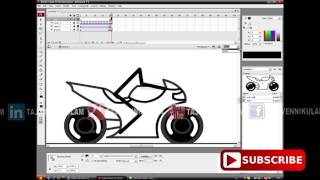 How to do easy Animation in animation on Flash CS3 Pro Tutorial