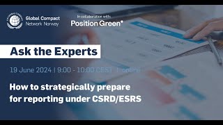 Ask the Experts: How to strategically prepare for reporting under CSRD/ESRS