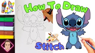 How To Draw Stitch || Lilo and Stitch || Stitch drawing easy step by step