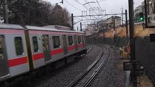 東急5050系4000番台4108編成各停志木行　鶴ヶ峰駅発車