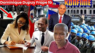 Mme Dupuy Frape Fò Pou Ayiti...Gade yon Konplo Pou Revoke Muscadin...Guy Philippe