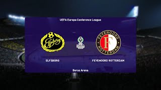 ⚽ Elfsborg vs Feyenoord ⚽ | UEFA Europa Conference League (26/08/2021) | PES 2021