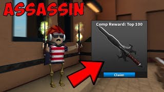 Claiming The Competitor Blade Roblox Assassin