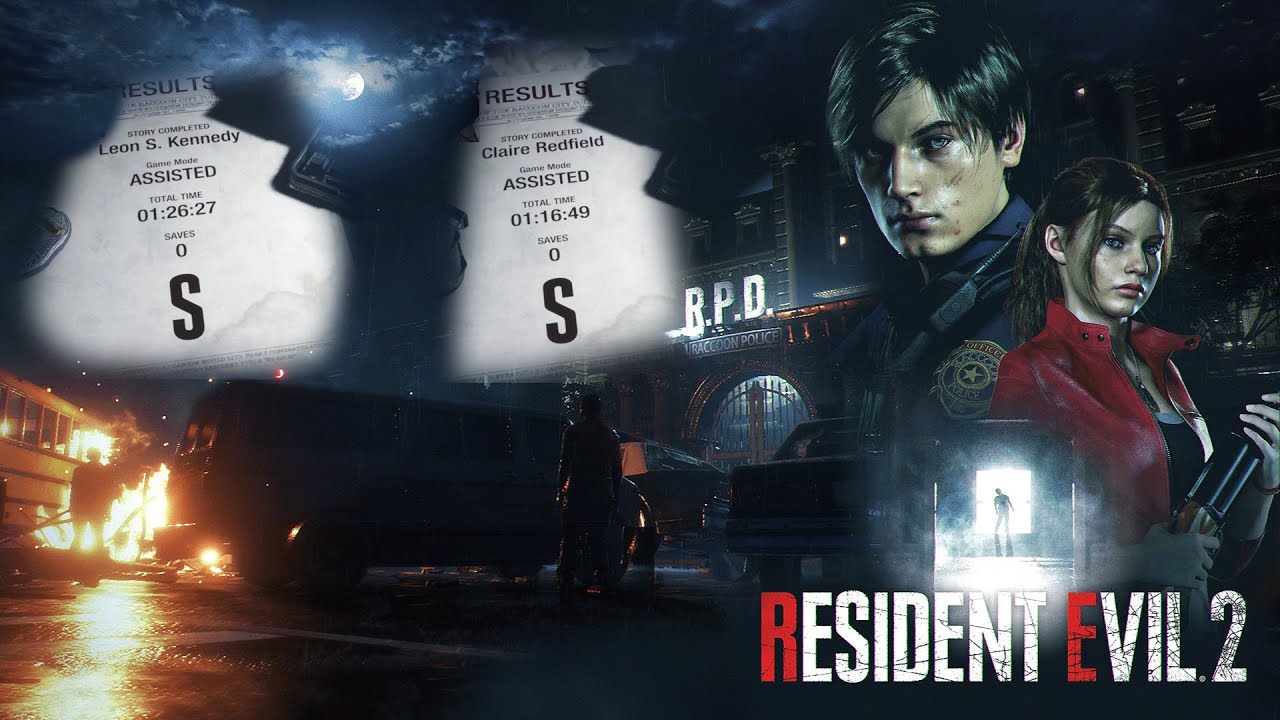 Resident Evil 2 Remake - Leon & Claire S Rank "Speedrun" Walkthrough ...